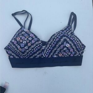 PINK Victoria's Secret Navy Floral Bralette